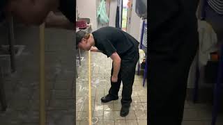 Never Mop a Commercial Kitchen! Deck Brush Only! I Have A Great Team!!