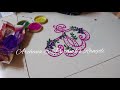 Heart rangoli  sand art by archana spuranik 1732018 please subscribe and share it 