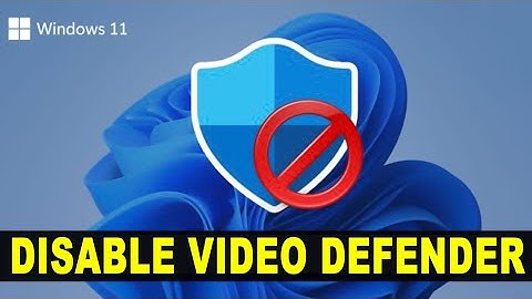 How to Disable Windows Defender in Windows 11 | Turn Off Windows Defender (2024)