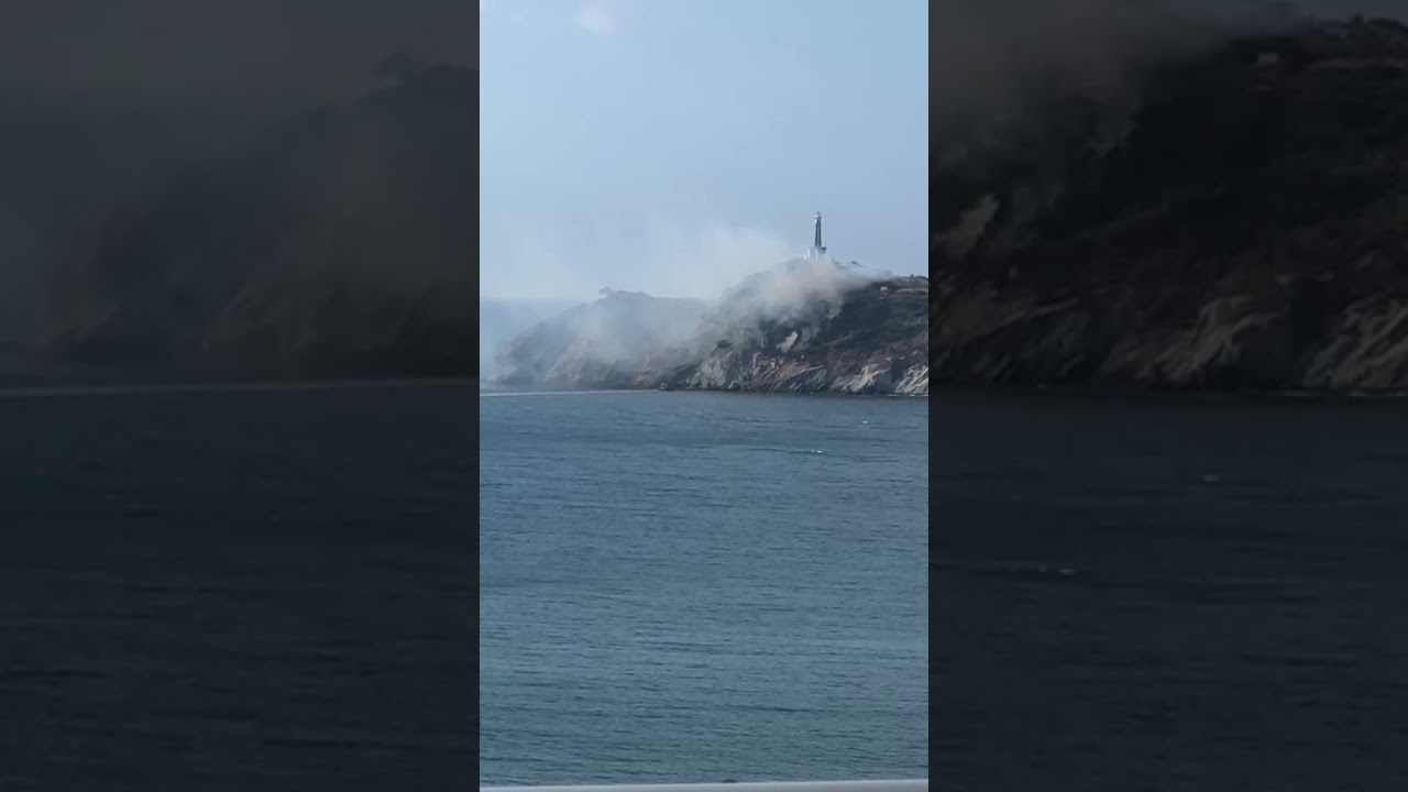 Incendio en El Morro de la Bahía de Santa Marta