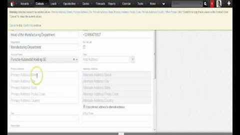 E-Skills Portfolio, Module 5 : SugarCRM