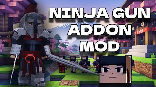 Minecraft Warriors Of World Mod | Ninja gun addon mod #minecraft #minecraftmods screenshot 4