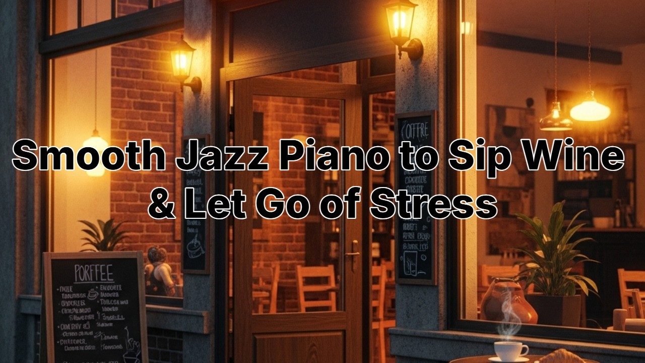 Unwind After Dark: Smooth Jazz Piano to Sip Wine & Let Go of Stress