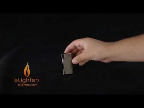 Visol "Kompano" Satin Gunmetal Single Torch Flame Lighter - VLR401601