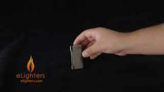 Visol "Kompano" Satin Gunmetal Single Torch Flame Lighter - VLR401601 screenshot 5