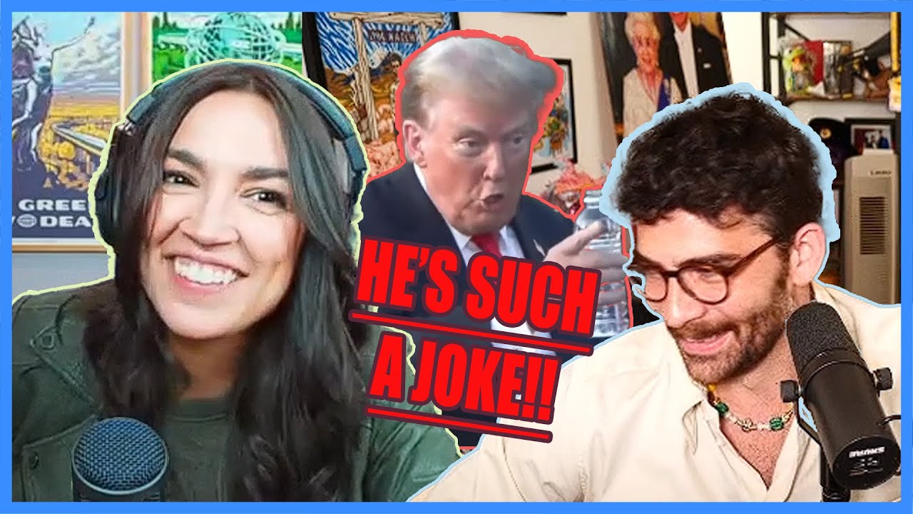 Hasan Aoc AOC and Hasan react to LIVE Trump Rally in the Bronx | HasanAbi Best ...