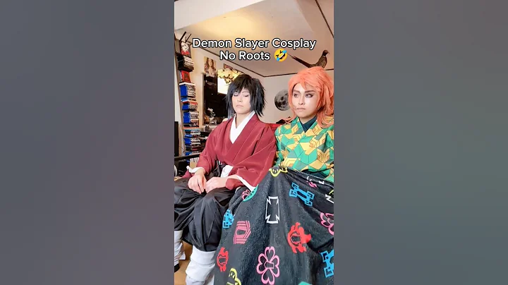 Demon Slayer Cosplay | No Roots🤣😂 #kimetsunoyaiba #demonslayer #anime #cosplay #fyp