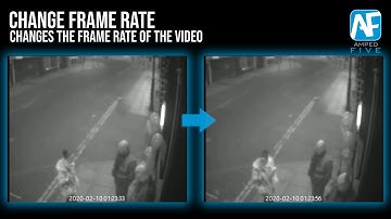 Change Frame Rate: Modify the Frame Rate of a Video in Amped FIVE