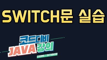 자바 제어문 - 조건문(SWITCH) 실습