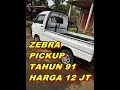 Spesifikasi Daihatsu Zebra Pick Up 1991: Mesin Tangguh dan Kinerja Terbaik