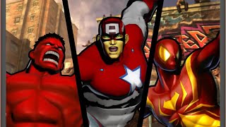 Ultimate Marvel vs Capcom 3: Captain America, Hulk, and Spider Man arcade playthrough