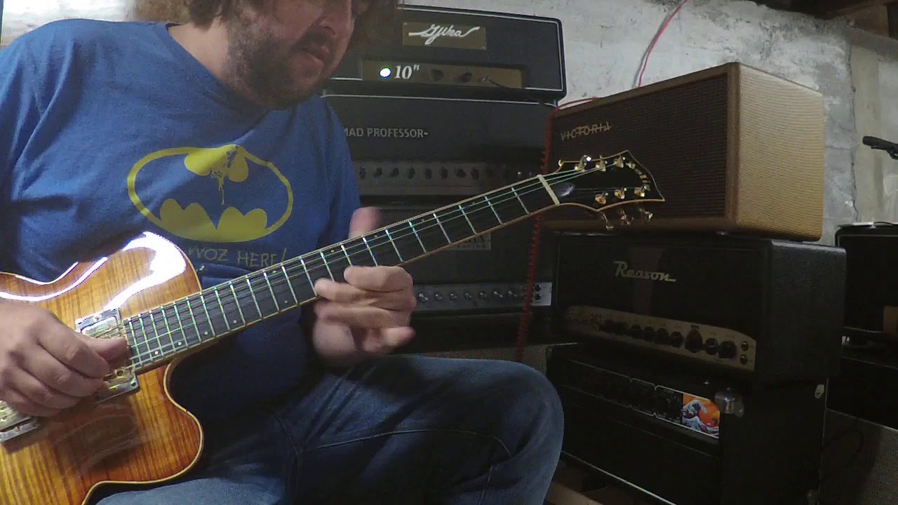 Gjika 10N into Victoria Reverberato and Gainmaster with Bolin Classic guitar