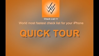 Check List++ (World most fastest checklist on iPhone) - Quick Tour screenshot 5