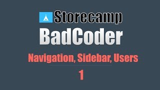 Storecamp! ~ Админка ecommerce - Navigation, Sidebar, Users! Vue + Laravel