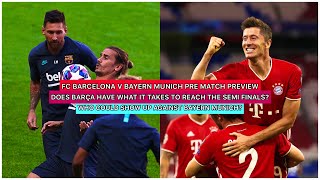 We are now 24 hours away for the barca v bayern match. so much needs
to go right barcelona in order them semi finals. this video w...