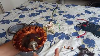 Recuperação ventilador de teto, bobina.
