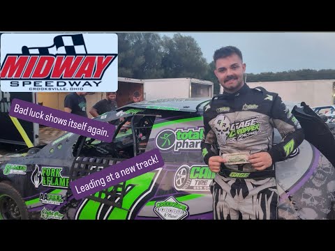 SUPER FAST AT A NEW TRACK. BAD LUCK WINS AGAIN. Midway Speedway! 1k to win SCDRA 