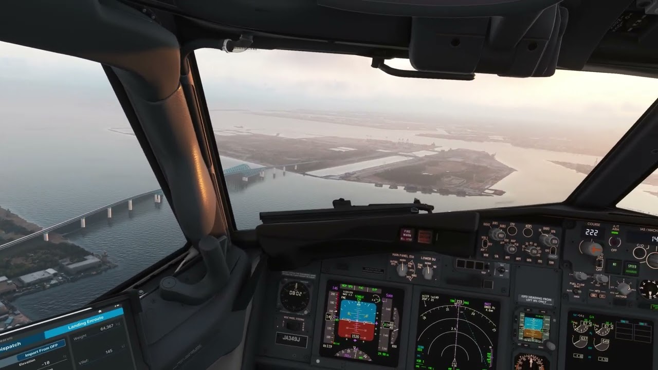 【MSFS】羽田RWY22の洗礼…！JAL 737-800でまさかのロング＆ハード着陸に（高知〜羽田