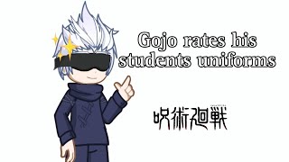 Gojo rates his students uniforms||Gacha Life 2||Jujutsu Kaisen/JJK