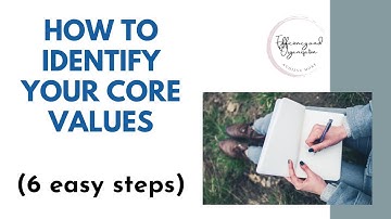 How to Identify Your Core Values
