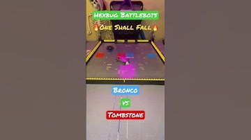 Bronco vs Tombstone  🔥One Shall Fall🔥  #hexbugbattlebots #hexbugvideos #battlebots