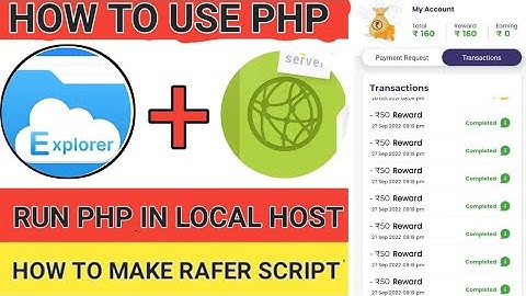 how to use php in local host |  how to make rafer script | ,are money online | rafer bypass script