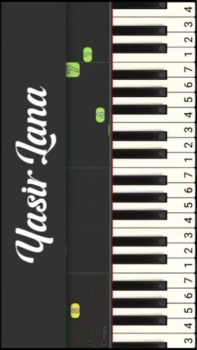 Yasir Lana - Piano Cover Tutorial #shorts