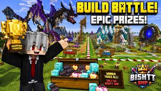 MINECRAFT LIVE 🔥 BUILD BATTLE IN BISHTT SMP S2 #shortsfeed #shorts