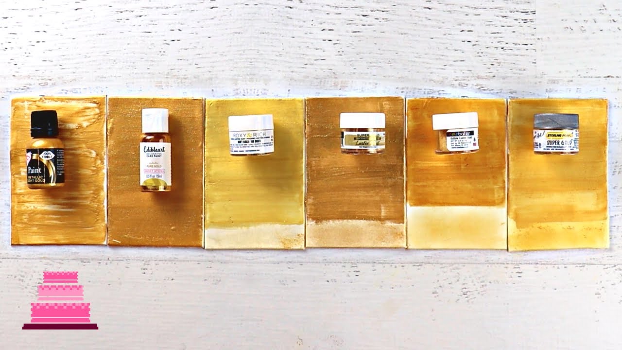 Which Edible Gold Paint is the Best?  How to Make Edible Gold Paint 🖌 
