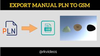 | Archicad Tutorial | - | Export Manual PLN to GSM | Morph Tutorial | Archicad GDL | rkvideo1 |
