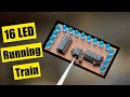 WOW!!! Smooth 16 LED Running Train Circuit || #30K_Special