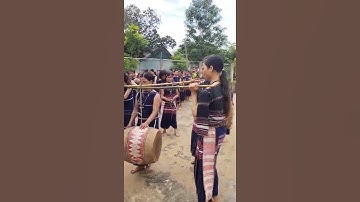 Cồng chiêng nữ kông chro gia Lai #shorts