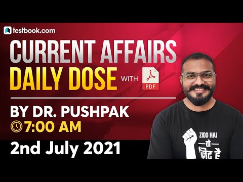 Current Affairs Today | 2 July Current Affairs 2021 | Hindi and English