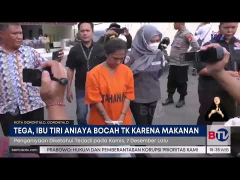 Ibu Tiri Aniaya Anak TK Gegara Makanan @BeritaSatuChannel