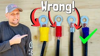 50% Failure Rate!  How To Install Crimp Connectors Like The Pros!