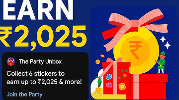 😱 ₹2025 Google Pay Cashback 🔥 | Party Unbox Offer | Real Trick Explained