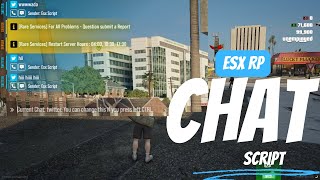 Esx Chat Script for Your Fivem Server | ESX SCRIPT
