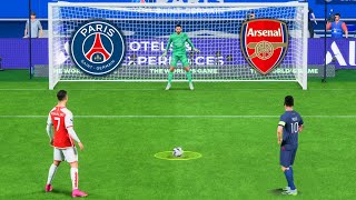 Psg VS Arsenal l RONALDO, MESSI, NEYMAR, MODRIC, MBAPPE, HAALAND l FC 24 PENALTY SHOOTOUT