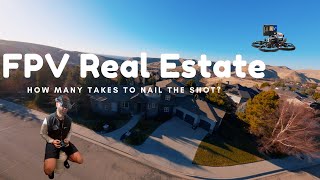 How many takes to fly my drone through a $2.3 million Listing?