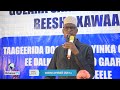 Cabdirasaaq Dheere"Hirshabeelle xarunteeda Jowhar tagno oo doorasho la isla ogolyahay laga shaqeeyo"