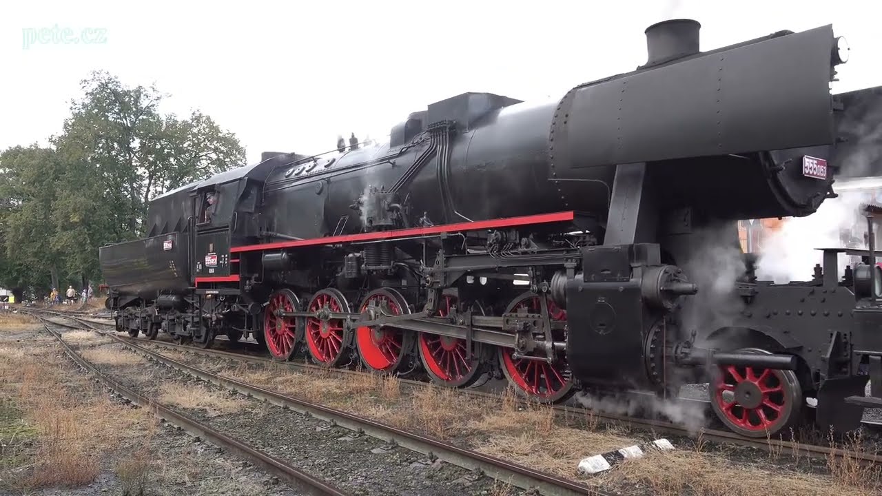Parní vlak v Sedlčanech