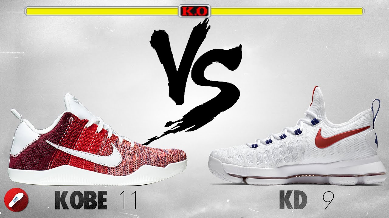 Nike Kobe 11 vs Nike Kd 9! - YouTube