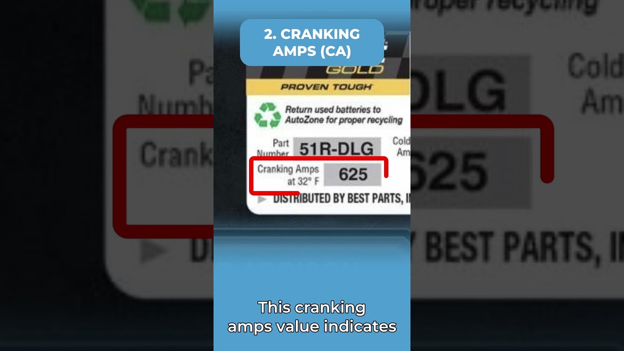 Explain everything on a Battery Label (part 1) 🧐 