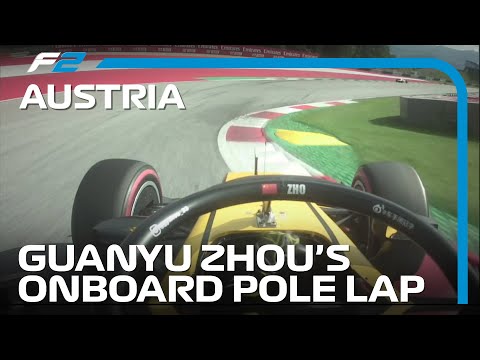 Guanyu Zhou Secures First F2 Pole Of The Season | 2020 Austrian Grand Prix