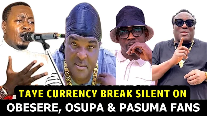 Taye Currency Breaks Silence About Fans on Obesere, Pasuma & Saheed Osupa!