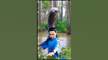 Ai generated snakeAI Nature Exploration | Amazing Scenery | Giant Python😲 #shorts #trending #wow