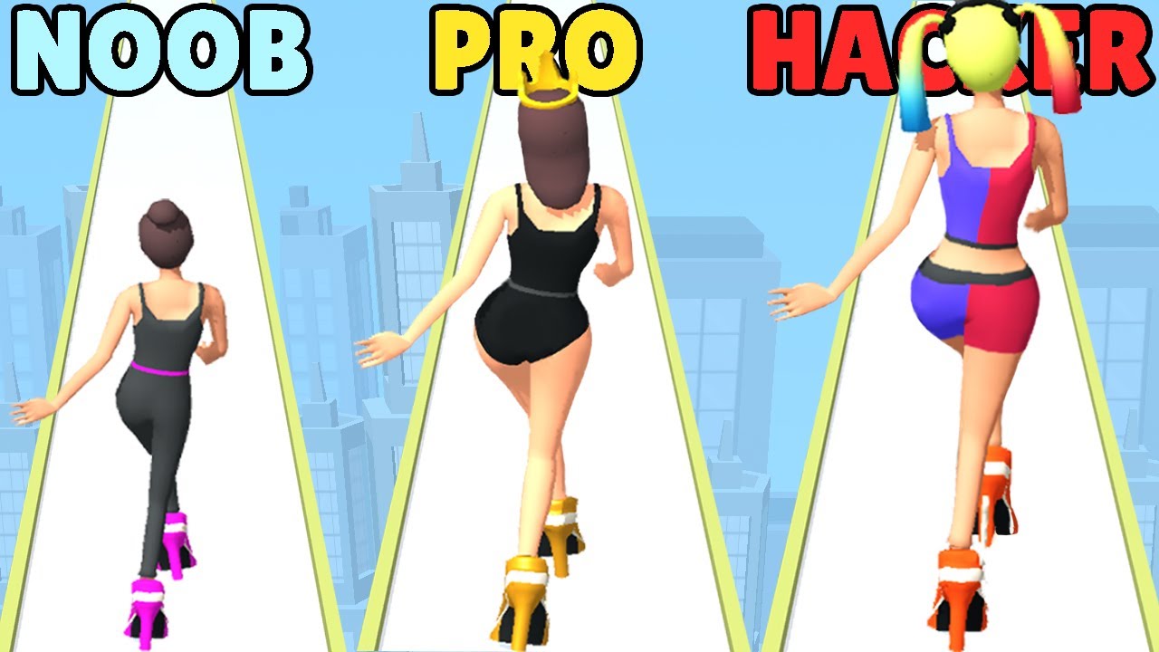 NOOB vs PRO vs HACKER in High Heels!