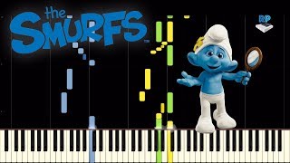 Video thumbnail of "The Smurfs - Main Theme - Synthesia Piano Tutorial"