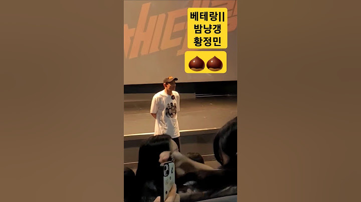 #황정민 #밤양갱 #베테랑|| #240914롯시건대#1335종영시