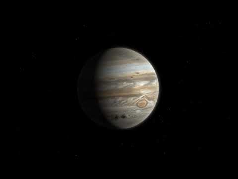 Animated View of Jupiter Showing Comet Shoemaker–Levy 9 Impact Sites